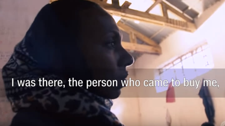This BBC reporter lifts the lid on migrants being sold as slaves in Libya.