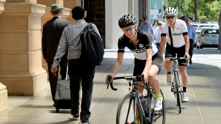 Cycylists on Footpaths.