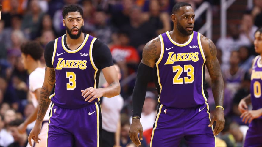 Lakers Share Footage Of Lebron James Anthony Davis Workout Yardbarker