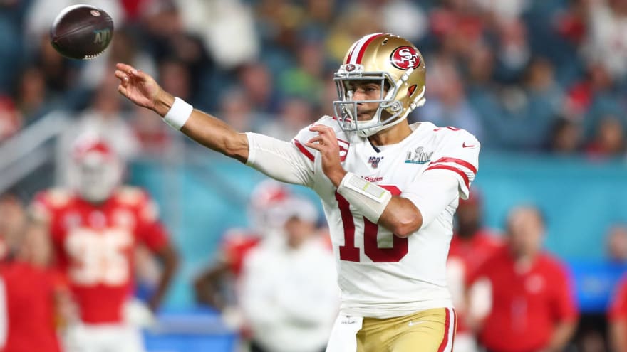 Trent Williams Jimmy G Is A Quarterback You Can Win With Yardbarker