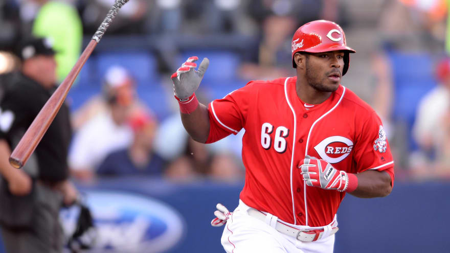 Watch Yasiel Puig S First Home Run With Reds Worth The Wait