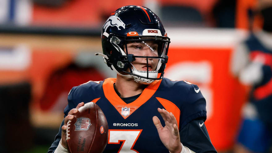 Drew Lock 50 50 To Start Vs Patriots On Oct 11 Yardbarker