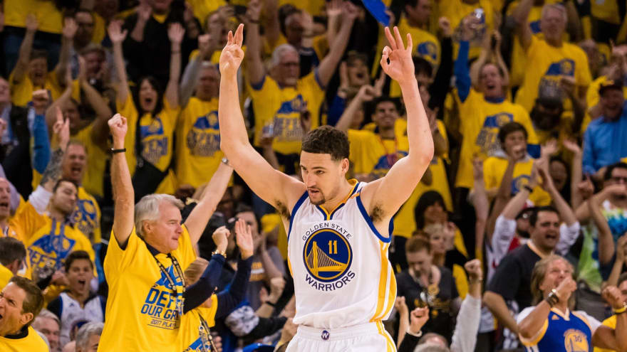 Klay Thompson Freezes Up Spaces Out During Funny Interview