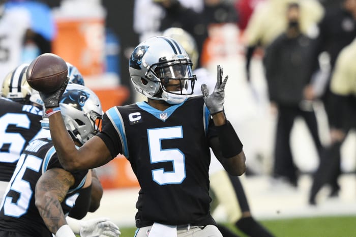 Quarterback issue impeding Panthers rebuild