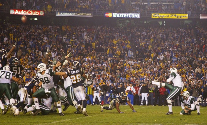 Jets at Chargers, 2004 AFC wild-card game