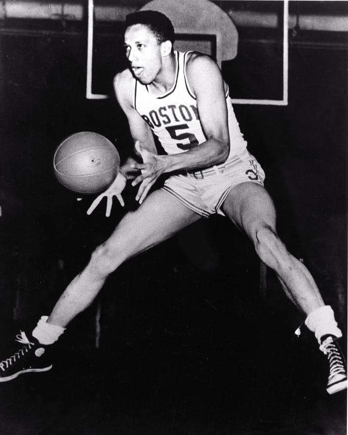 Chuck Cooper, Earl Lloyd and Nat Clifton break the NBA color barrier