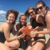 A student studying abroad with Eastern Illinois University (EIU): Andros Island - Science and Schooling