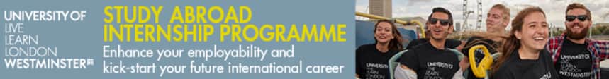 University of Westminster: London - Study Abroad Semester or Year with an Optional Internship