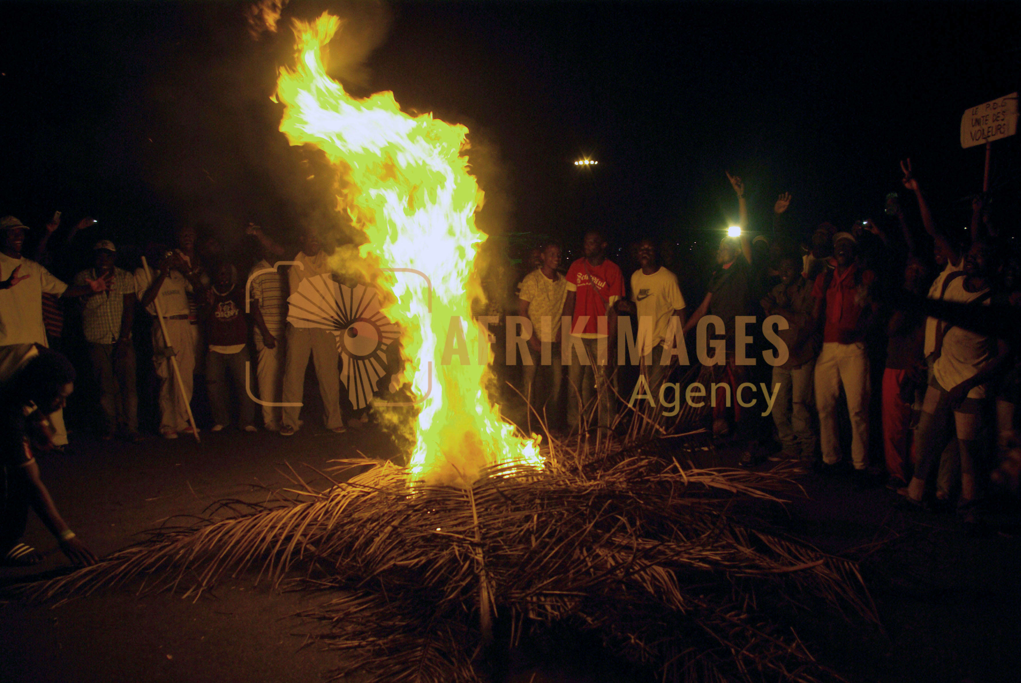 gabon / manifestations violentes