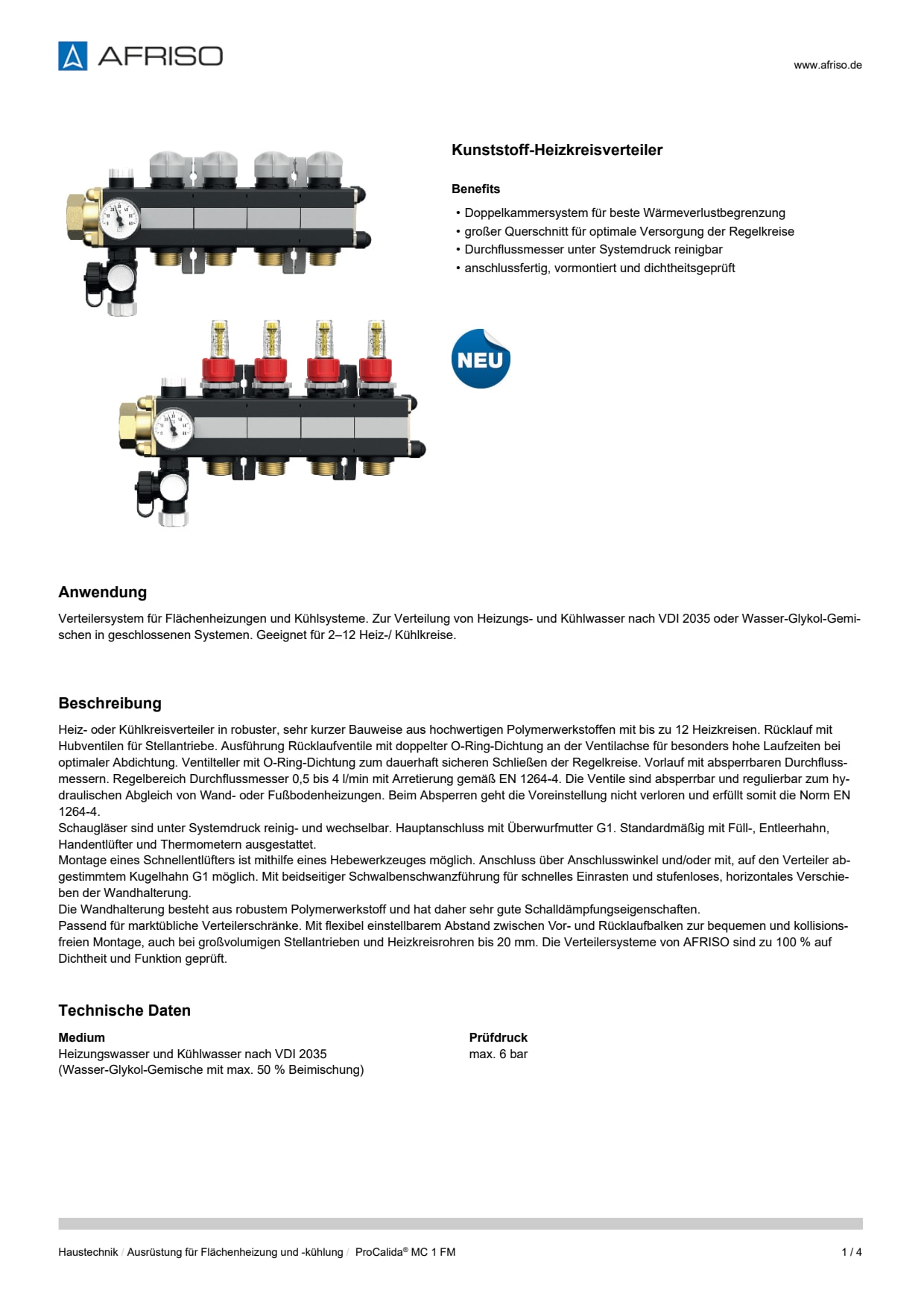 AFRISO_DATENBLATT_KUNSTSTOFF-HEIZKREISVERTEILER_PROCALIDA-MC-1-FM_P63762_DEU_DEU.PDF