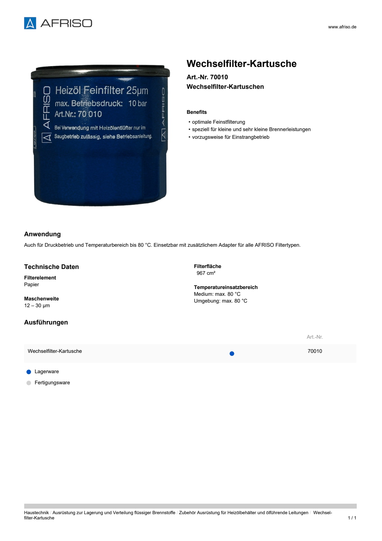 AFRISO_WECHSELFILTER-KARTUSCHE-WECHSELFILTER-KARTUSCHEN_70010_DEU_CHE.PDF