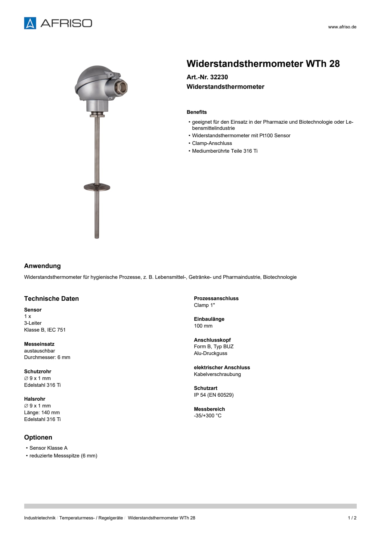 AFRISO_WIDERSTANDSTHERMOMETER-WTH-28-WIDERSTANDSTHERMOMETER_32230_DEU_CHE.PDF