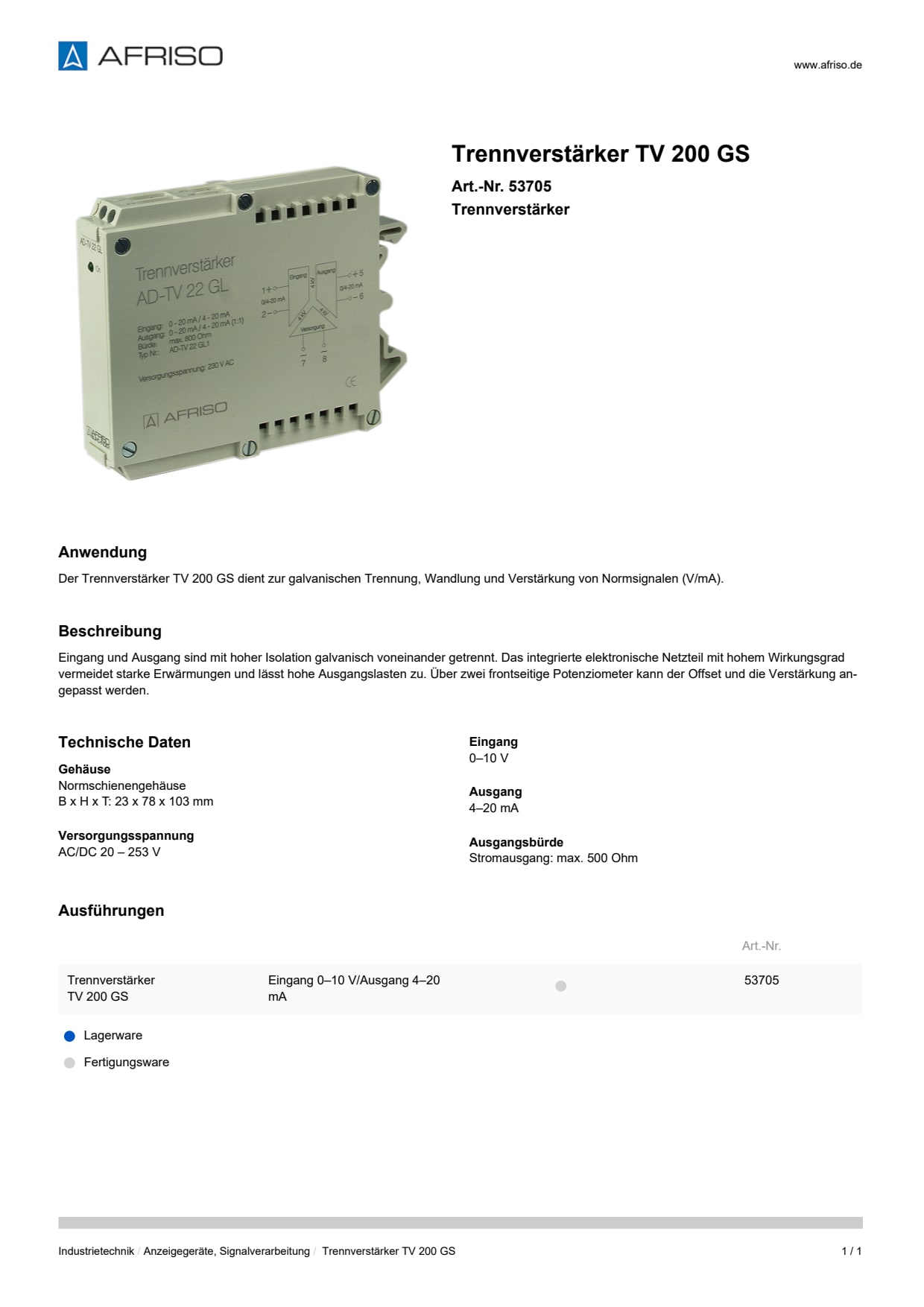 AFRISO_TRENNVERSTAERKER-TV-200-GS-TRENNVERSTAERKER_53705_DEU_CHE.PDF