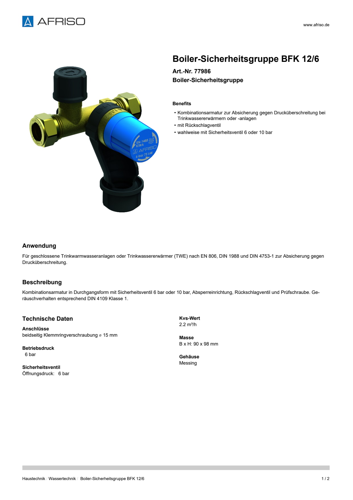 AFRISO_BOILER-SICHERHEITSGRUPPE-BFK-12-6-BOILER-SICHERHEITSGRUPPE_77986_DEU_CHE.PDF