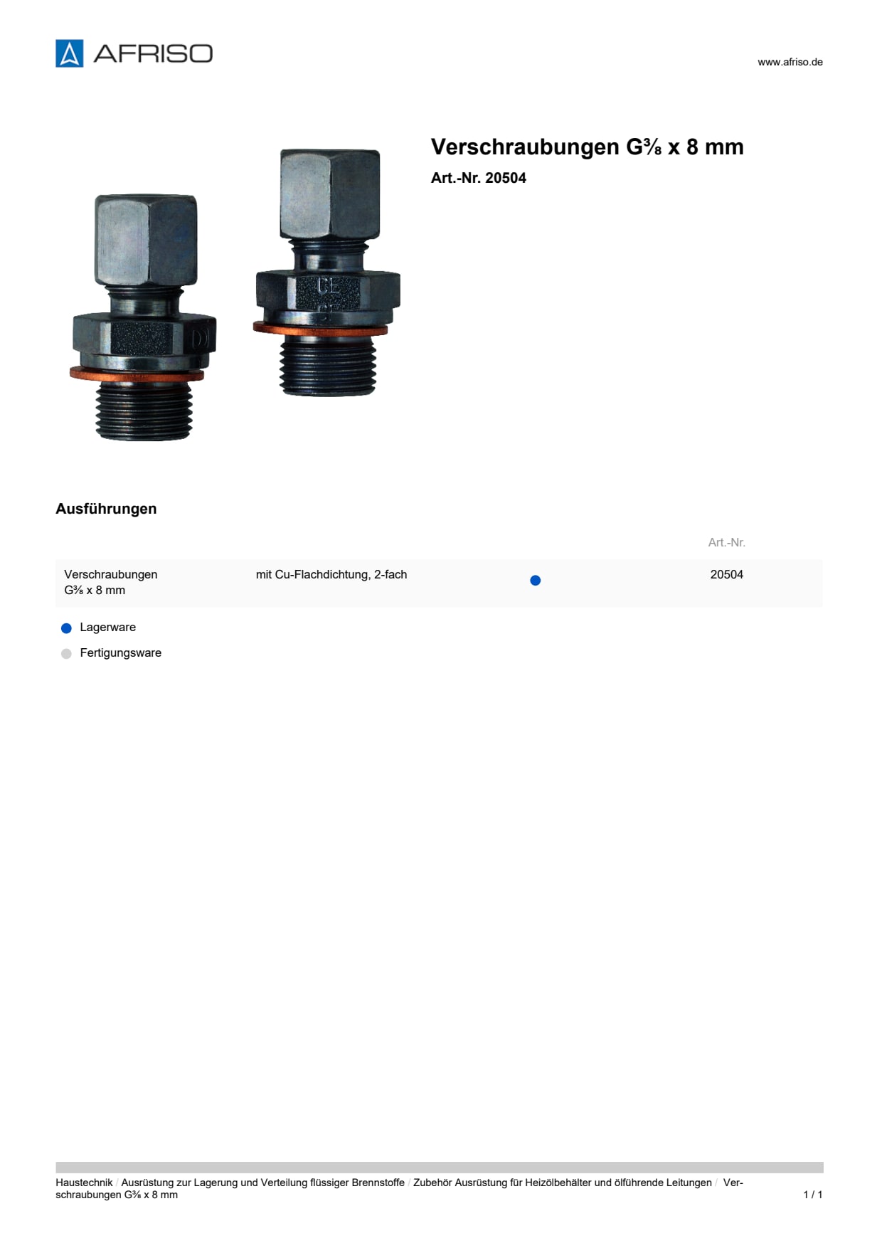 AFRISO_VERSCHRAUBUNGEN-G--X-8-MM_20504_DEU_CHE.PDF