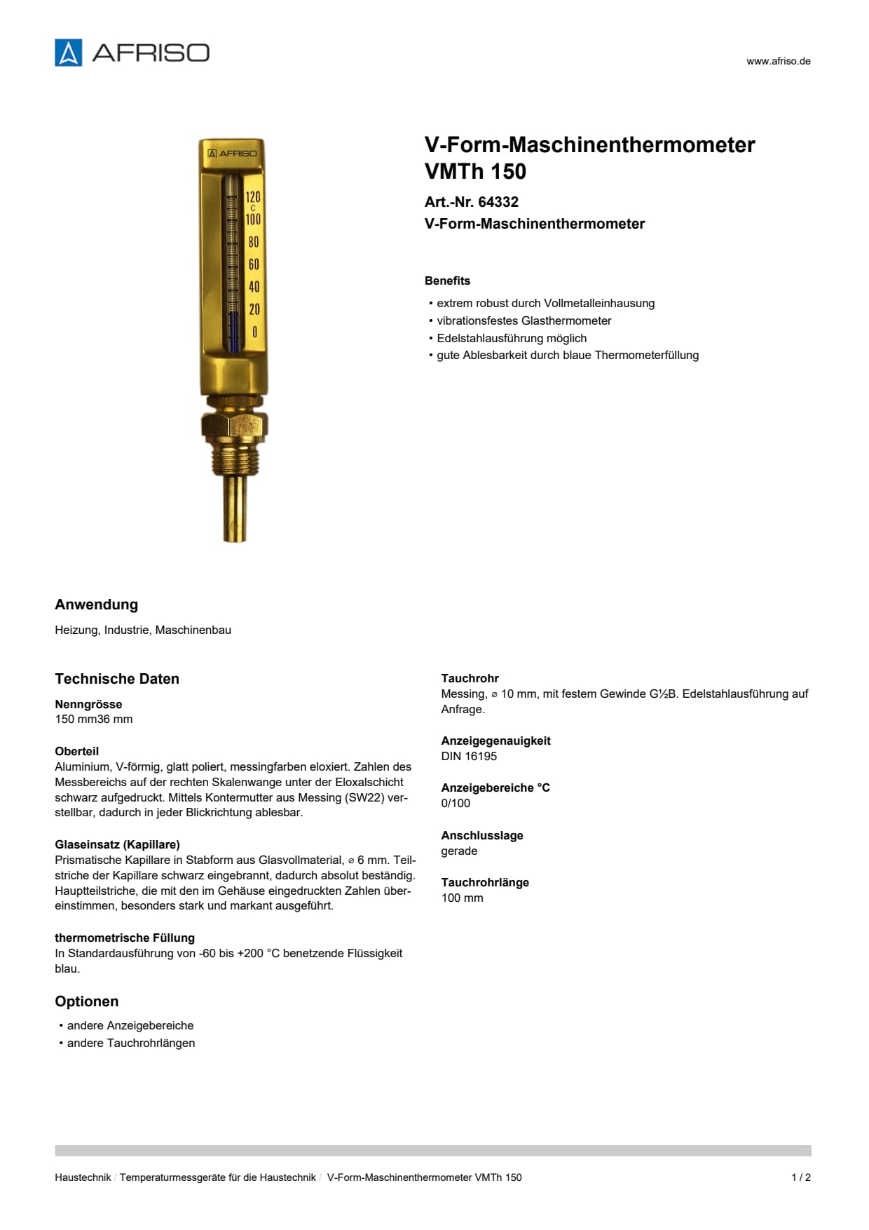 AFRISO_V-FORM-MASCHINENTHERMOMETER-VMTH-150-V-FORM-MASCHINENTHERMOMETER_64332_DEU_CHE.PDF