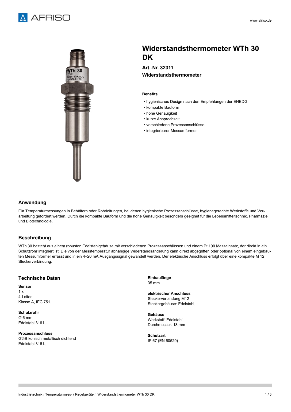 AFRISO_WIDERSTANDSTHERMOMETER-WTH-30-DK-WIDERSTANDSTHERMOMETER_32311_DEU_CHE.PDF
