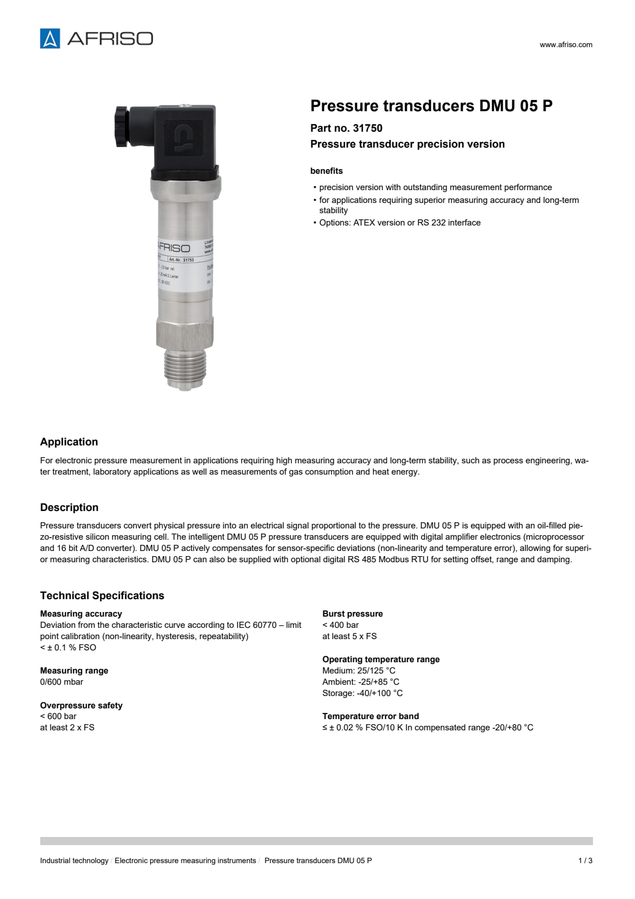 AFRISO_DATA-SHEET_PRESSURE-TRANSDUCERS_DMU-05-P_31750_ENG_GBR.PDF