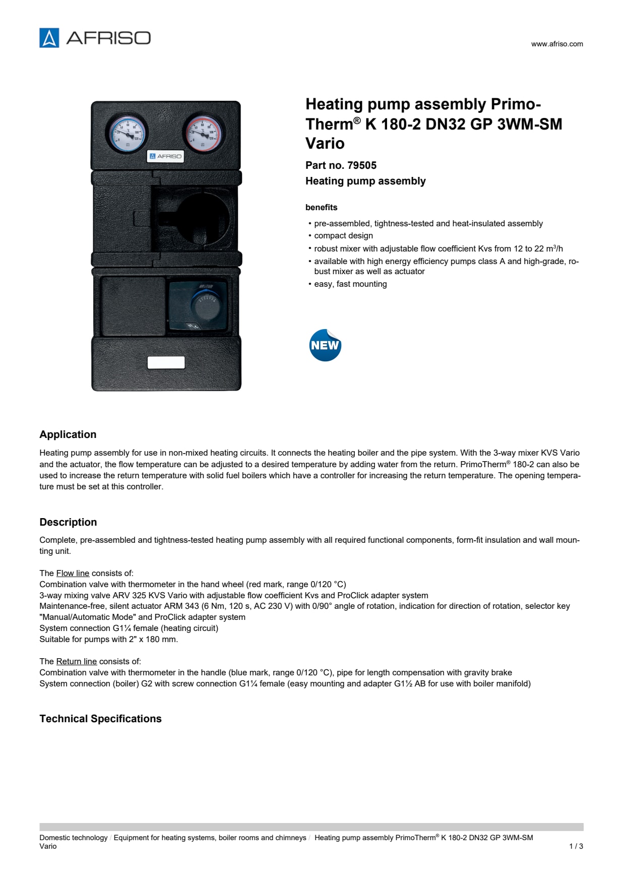 AFRISO_DATA-SHEET_HEATING-PUMP-ASSEMBLY_PRIMOTHERM-K-180-2-DN32-GP-3WM-SM-VARIO_79505_ENG_GBR.PDF