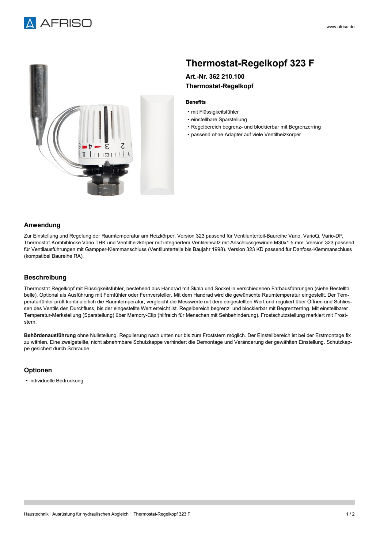 AFRISO_DATENBLATT_THERMOSTAT-REGELKOPF_323-F_362-210-100_DEU_CHE.PDF
