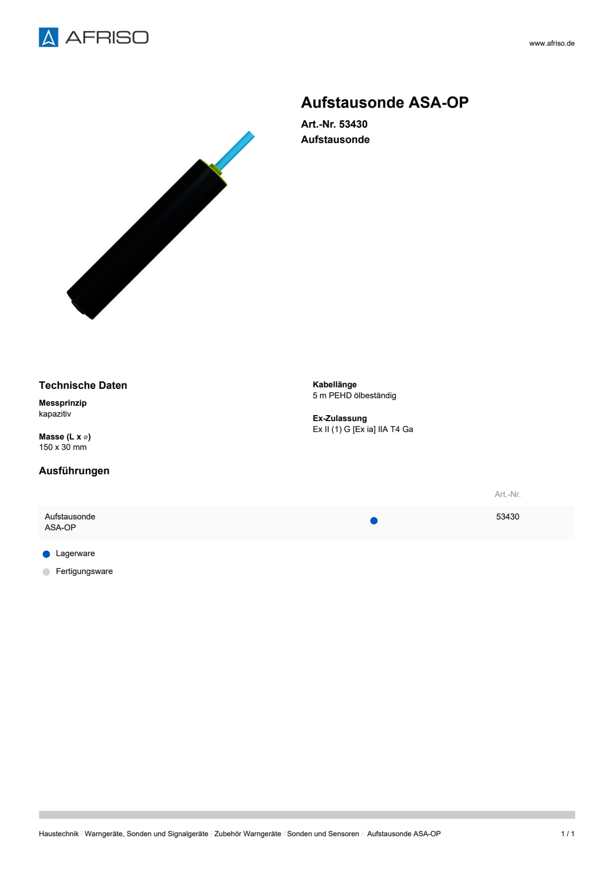 AFRISO_DATENBLATT_AUFSTAUSONDE_ASA-OP_53430_DEU_CHE.PDF