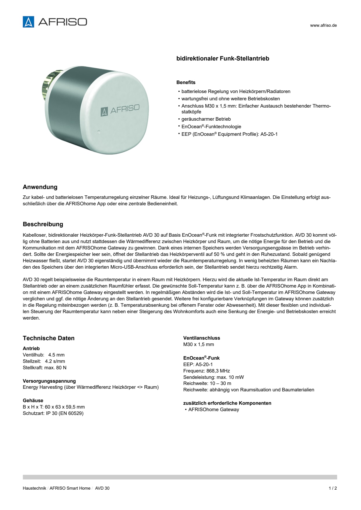 AFRISO_DATENBLATT_BIDIREKTIONALER-FUNK-STELLANTRIEB_AVD-30_P53657_DEU_DEU.PDF
