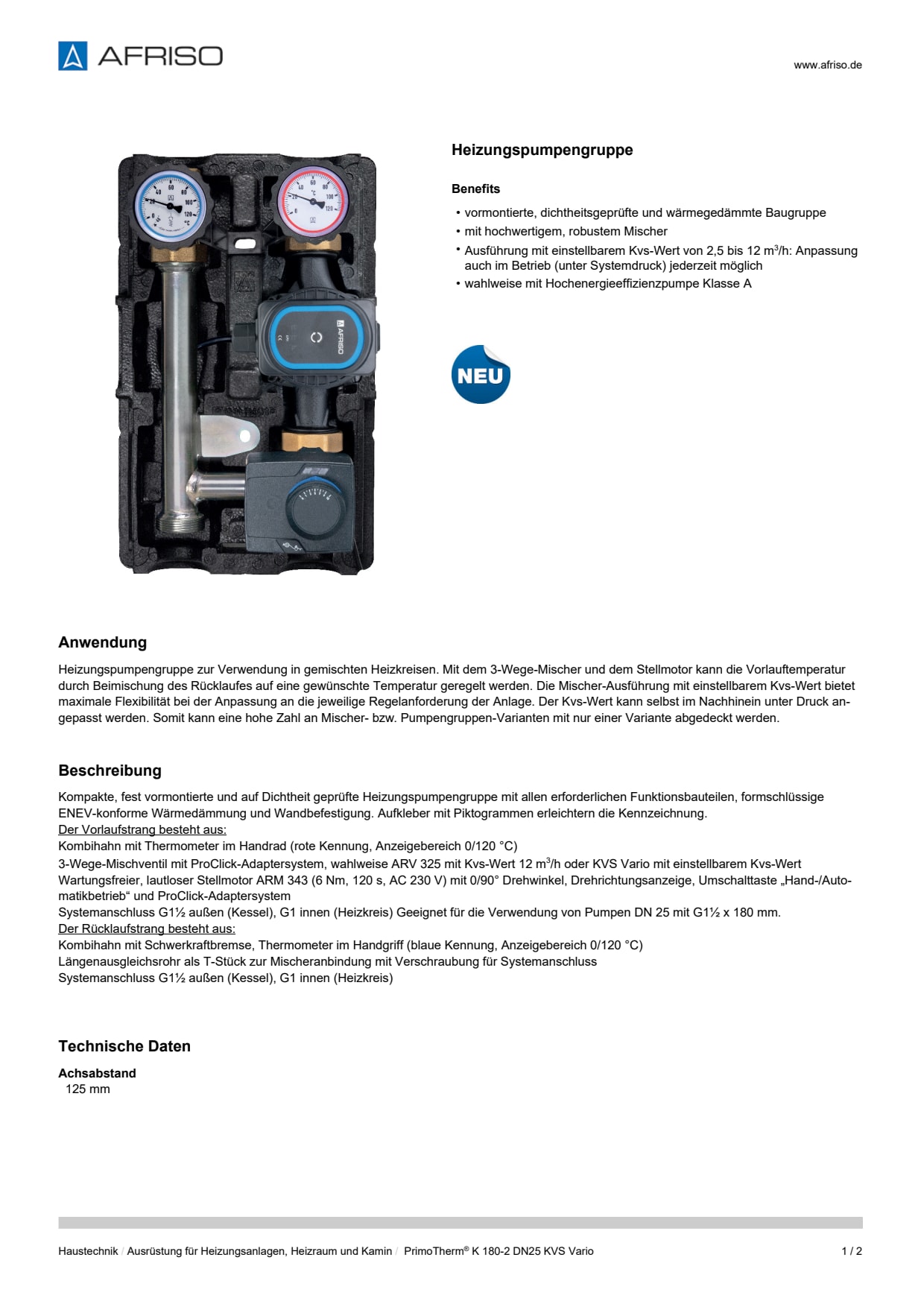 AFRISO_DATENBLATT_HEIZUNGSPUMPENGRUPPE_PRIMOTHERM-K-180-2-DN25-KVS-VARIO_P62057_DEU_DEU.PDF