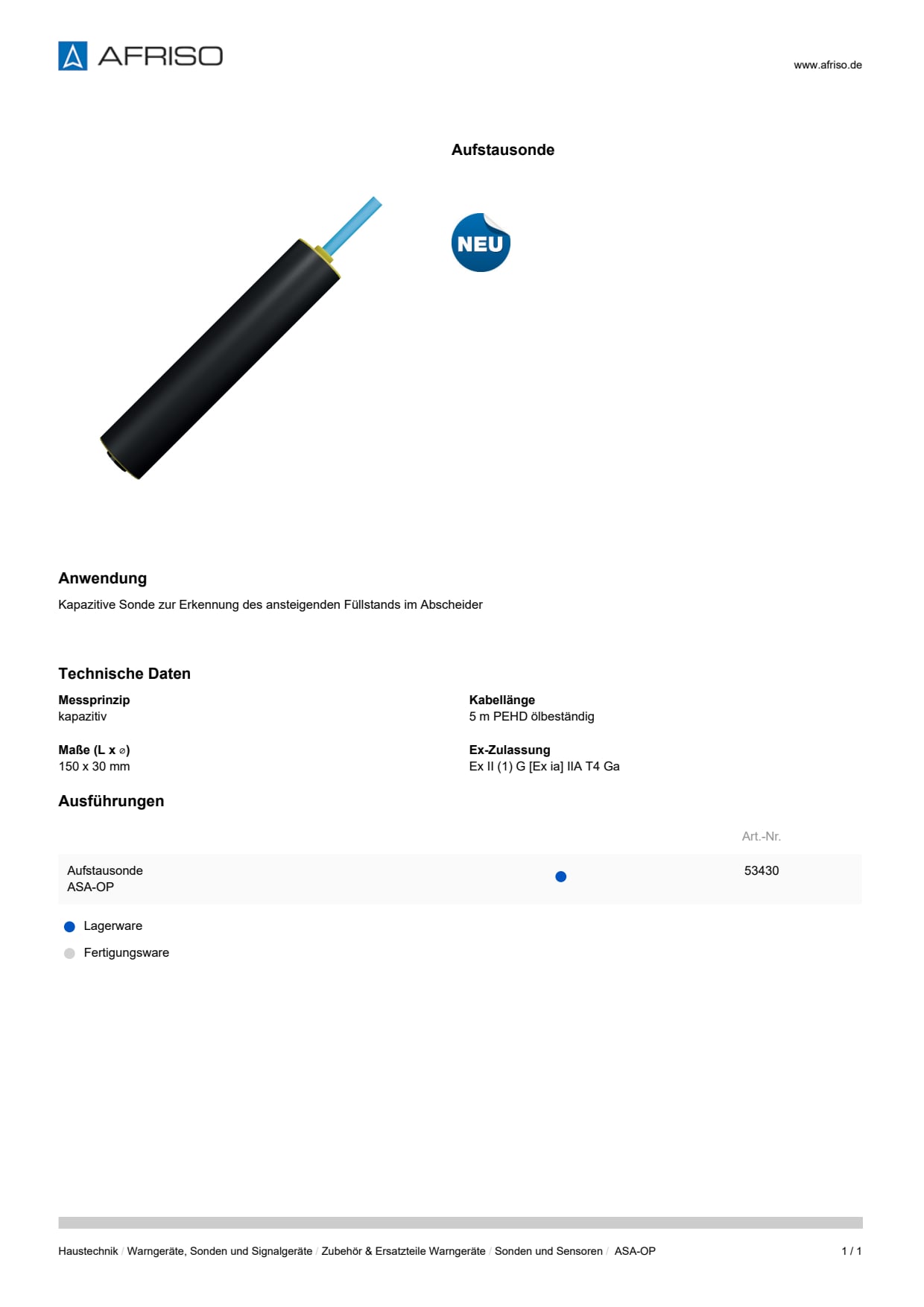 AFRISO_DATENBLATT_AUFSTAUSONDE_ASA-OP_P79230_DEU_DEU.PDF