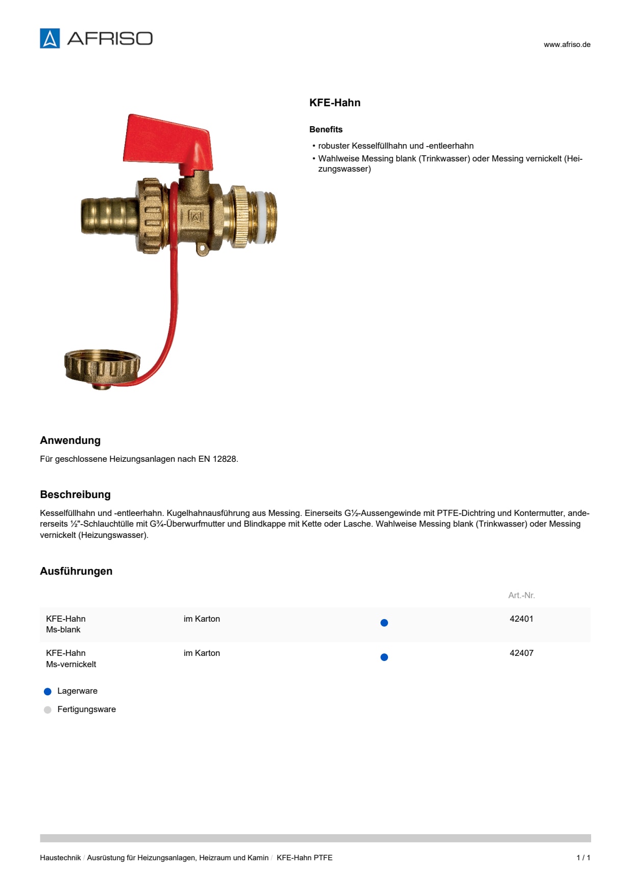 AFRISO_DATENBLATT_KFE-HAHN-PTFE_P7047_DEU_CHE.PDF