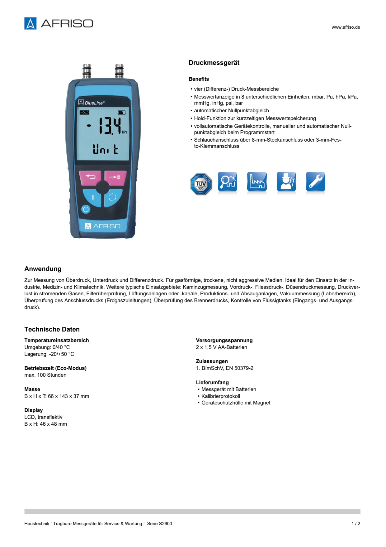 AFRISO_DATENBLATT_DRUCKMESSGERAET_SERIE-S2600_P1781_DEU_CHE.PDF
