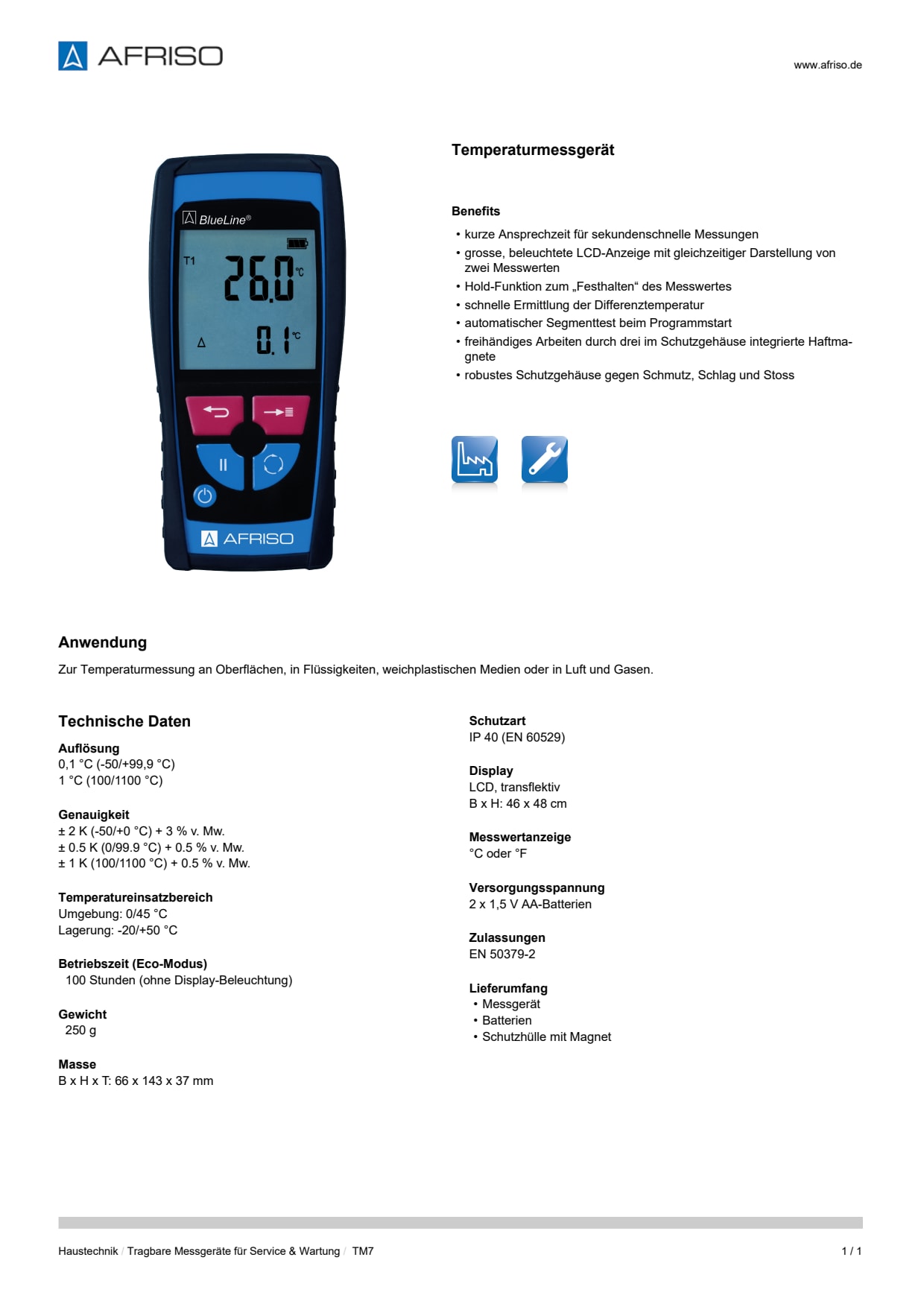 AFRISO_DATENBLATT_TEMPERATURMESSGERAET_TM7_P1776_DEU_CHE.PDF
