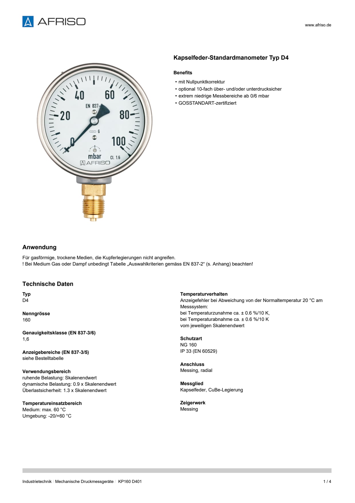 AFRISO_DATENBLATT_KAPSELFEDER-STANDARDMANOMETER-TYP-D4_KP160-D401_P15353_DEU_CHE.PDF
