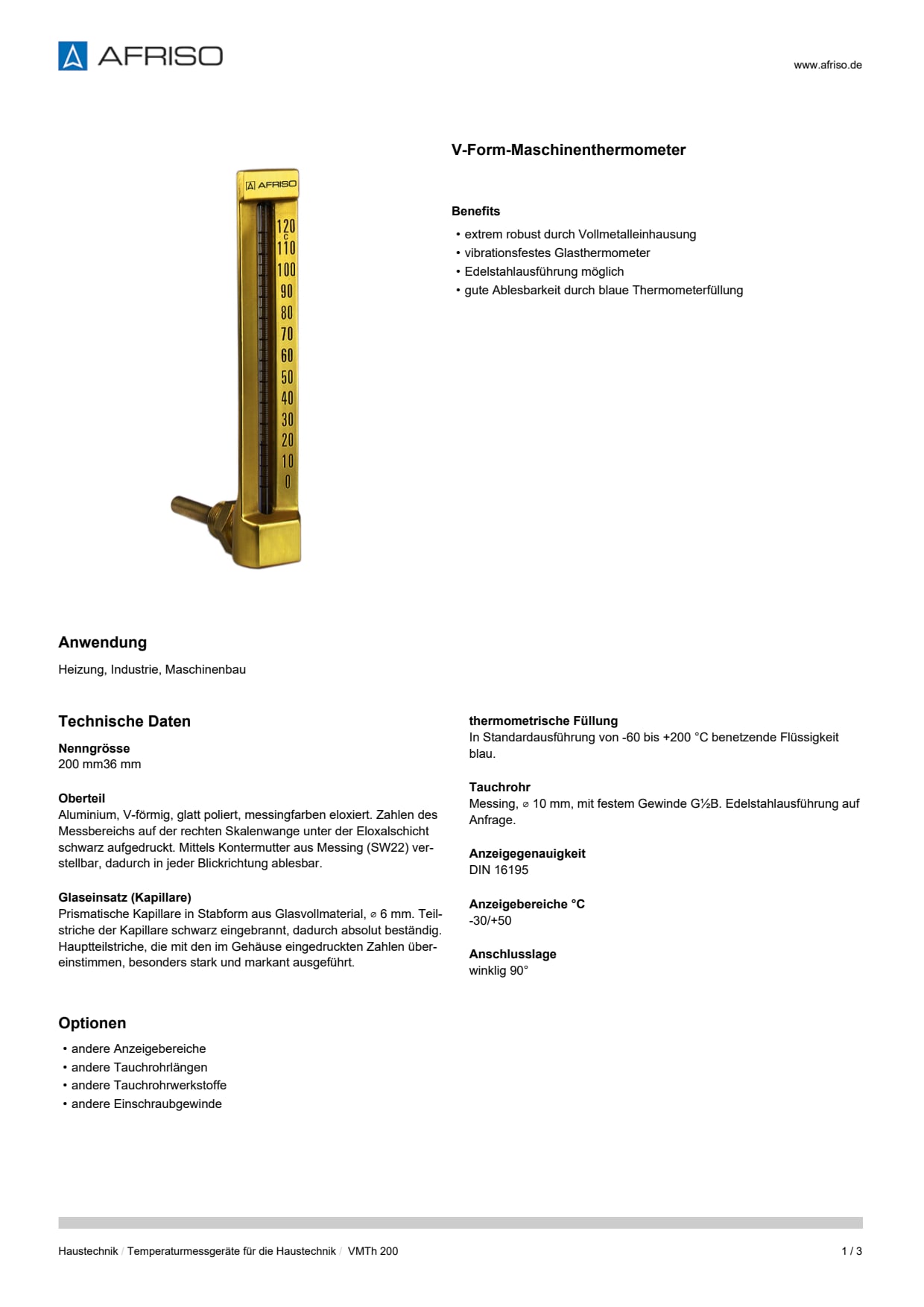 AFRISO_DATENBLATT_V-FORM-MASCHINENTHERMOMETER_VMTH-200_P12483_DEU_CHE.PDF