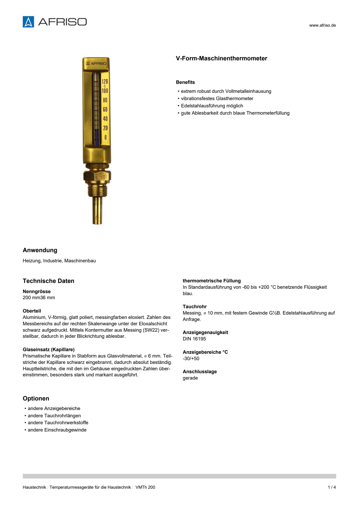 AFRISO_DATENBLATT_V-FORM-MASCHINENTHERMOMETER_VMTH-200_P12467_DEU_CHE.PDF