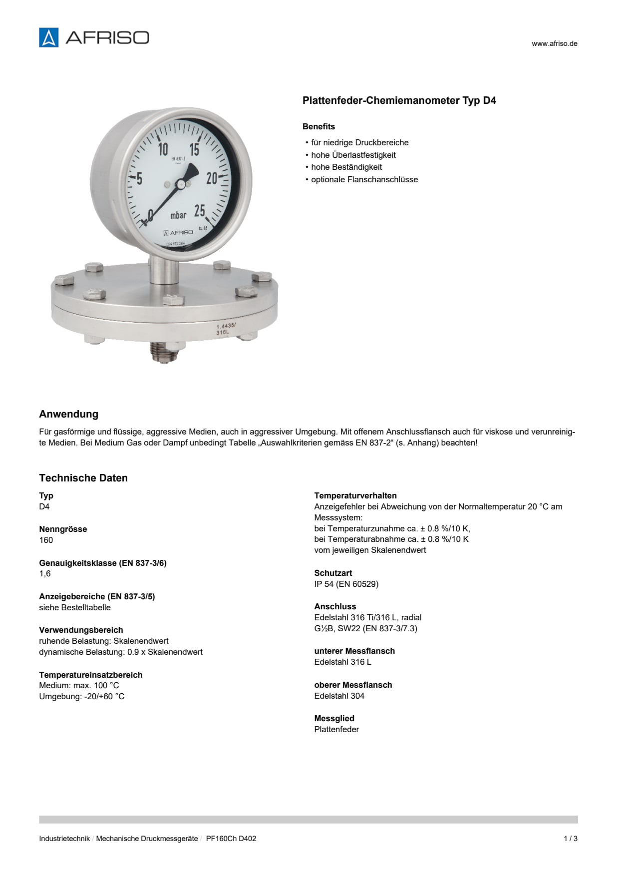AFRISO_DATENBLATT_PLATTENFEDER-CHEMIEMANOMETER-TYP-D4_PF160CH-D402_P25510_DEU_CHE.PDF