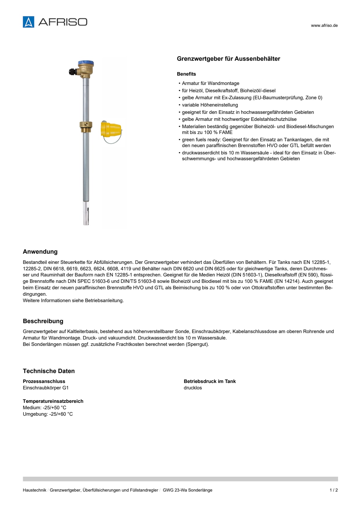 AFRISO_DATENBLATT_GRENZWERTGEBER-FUER-AUSSENBEHAELTER_GWG-23-WA-SONDERLAENGE_P31154_DEU_CHE.PDF