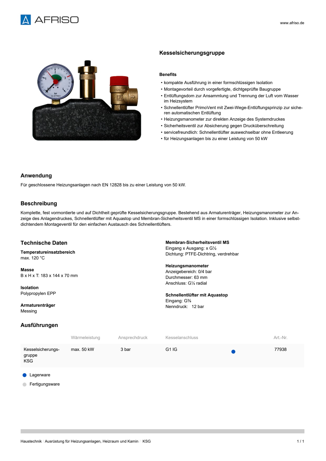 AFRISO_DATENBLATT_KESSELSICHERUNGSGRUPPE_KSG_P31720_DEU_CHE.PDF