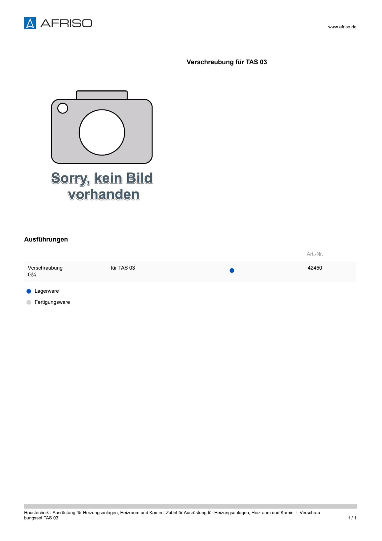 AFRISO_DATENBLATT_VERSCHRAUBUNGSSET-TAS-03_P32868_DEU_CHE.PDF
