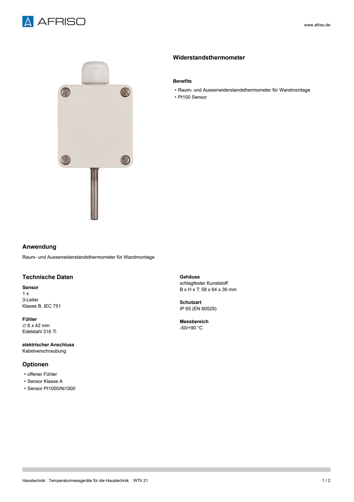 AFRISO_DATENBLATT_WIDERSTANDSTHERMOMETER_WTH-21_P32100_DEU_CHE.PDF