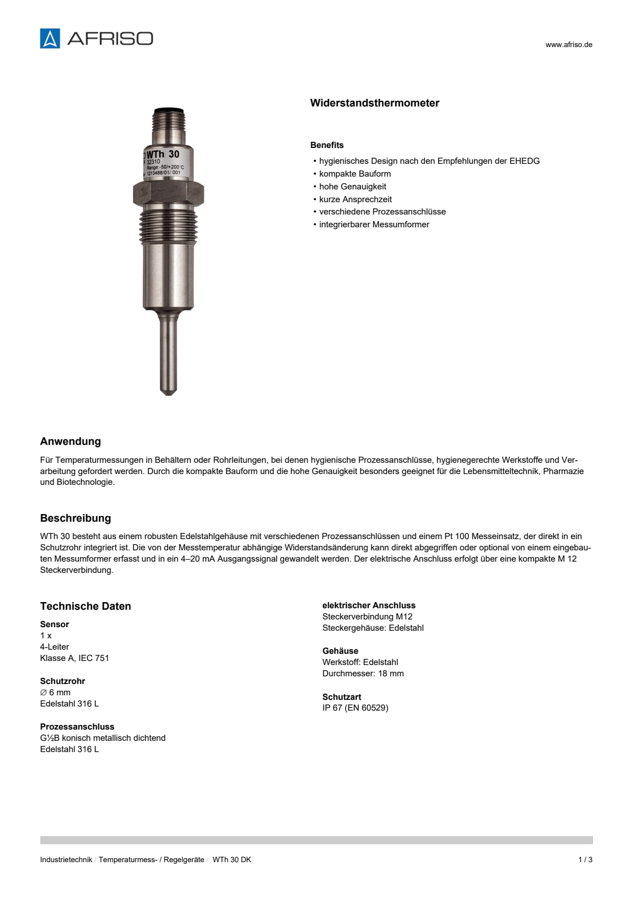 AFRISO_DATENBLATT_WIDERSTANDSTHERMOMETER_WTH-30-DK_P42794_DEU_CHE.PDF