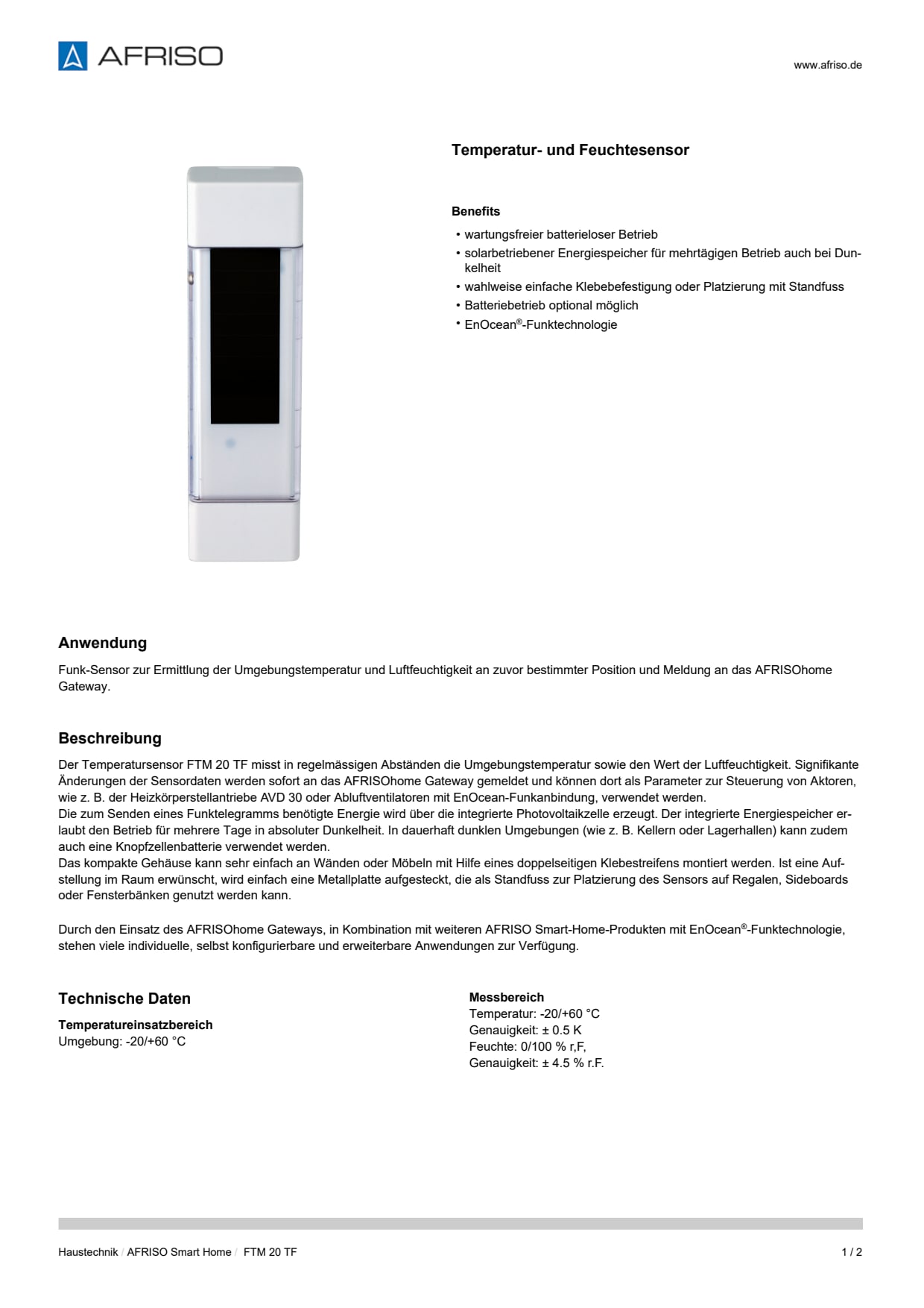 AFRISO_DATENBLATT_TEMPERATUR--UND-FEUCHTESENSOR_FTM-20-TF_P53659_DEU_CHE.PDF