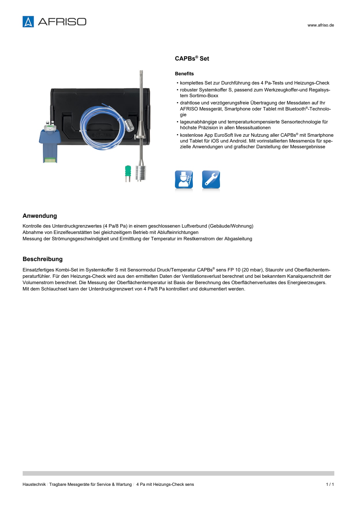 AFRISO_DATENBLATT_CAPBS-SET_4-PA-MIT-HEIZUNGS-CHECK-SENS_P78339_DEU_CHE.PDF