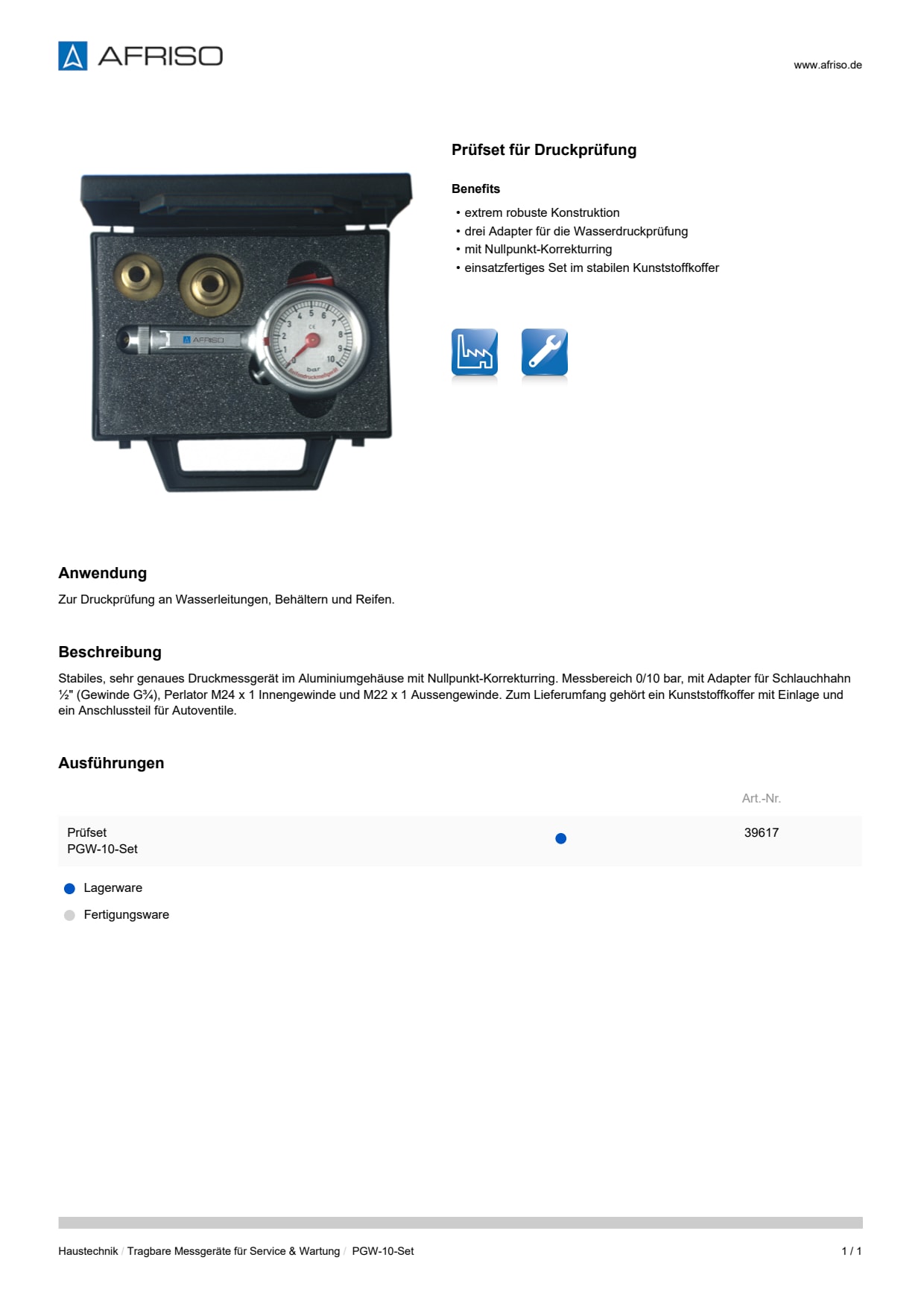 AFRISO_DATENBLATT_PRUEFSET-FUER-DRUCKPRUEFUNG_PGW-10-SET_P78320_DEU_CHE.PDF