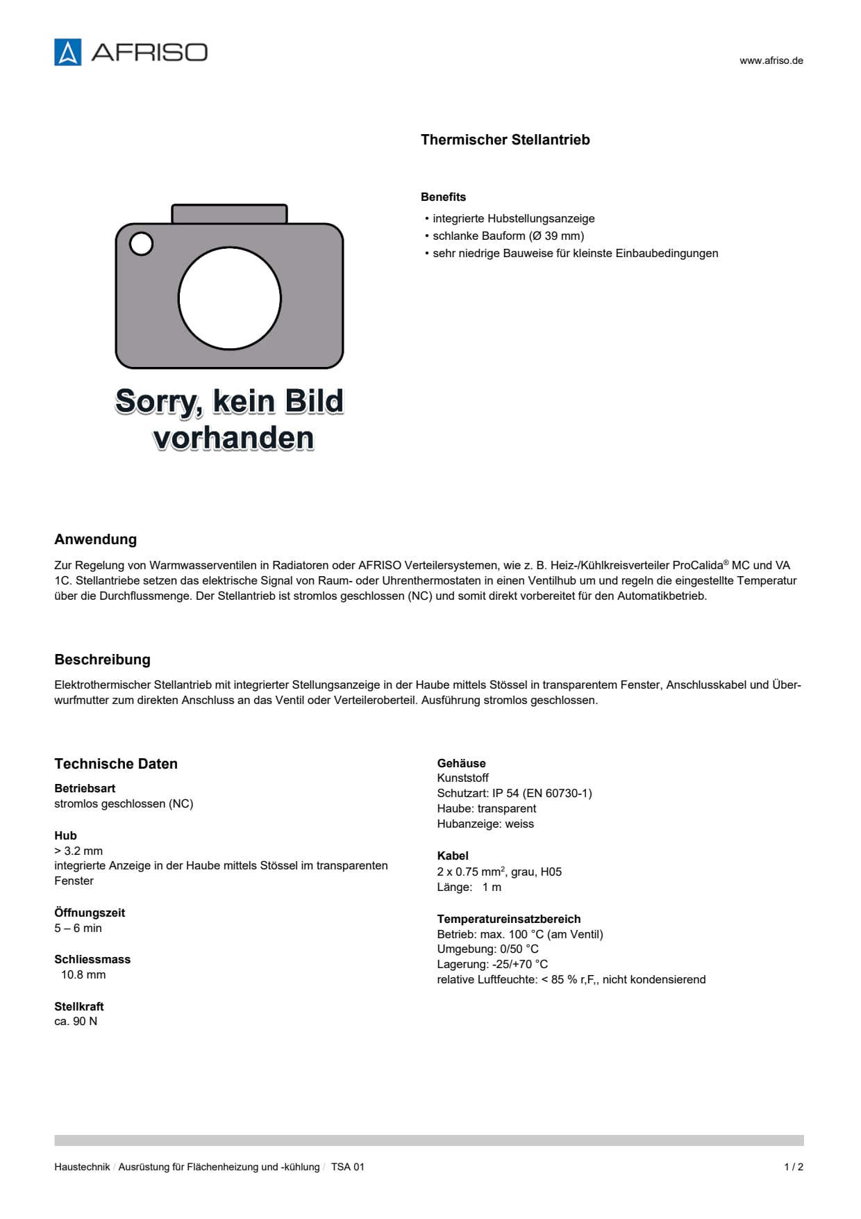 AFRISO_DATENBLATT_THERMISCHER-STELLANTRIEB_TSA-01_P63865_DEU_CHE.PDF