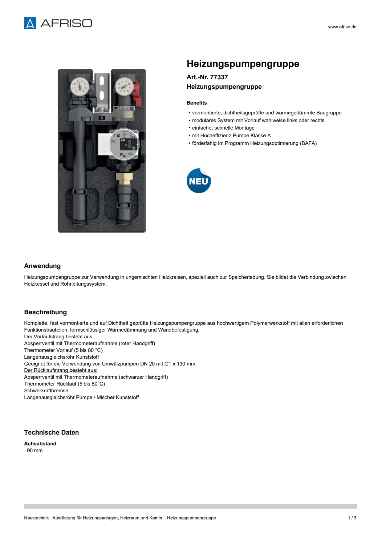 AFRISO_DATENBLATT_HEIZUNGSPUMPENGRUPPE_77337_DEU_DEU.PDF