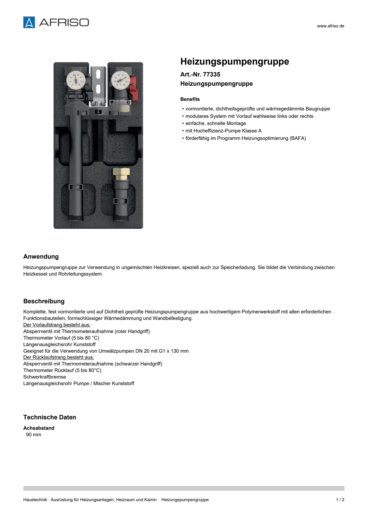 AFRISO_DATENBLATT_HEIZUNGSPUMPENGRUPPE_77335_DEU_CHE.PDF