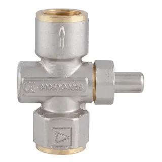 Manometer-Druckknopfhahn