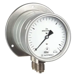 Standard spring-diaphragm pressure gauges MF100Dif 
