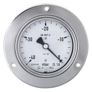 Standard capsule pressure gauges KP63 