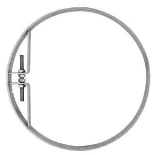 Spannring Flachstahl, ohne Dichtung